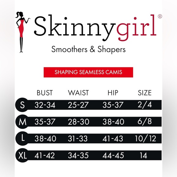 🆕 2PC Skinny Girl Skinnygirl Women's Scoop Neck Seamless Shaping Camisole 2-Pack - Picture 7 of 14